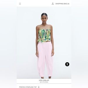 Brand new with tags Zara tube top!